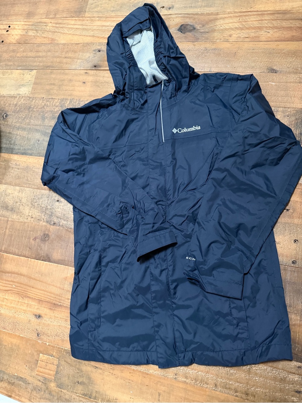 Columbia Kids Navy Hooded Raincoat